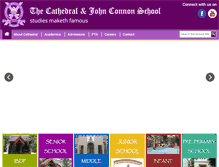 Tablet Screenshot of cathedral-school.com