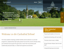 Tablet Screenshot of cathedral-school.co.uk